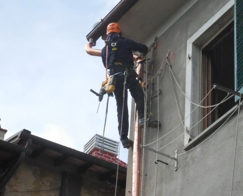 installazione pluviali