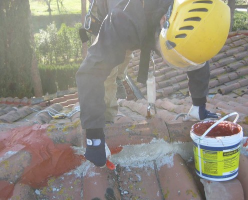 ripristino copertura tetto