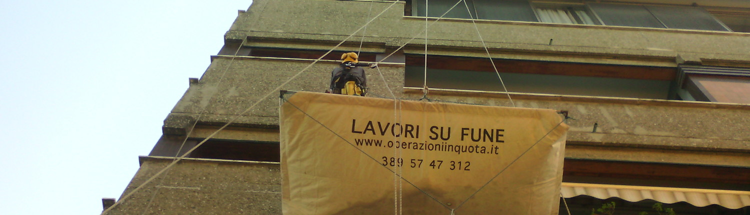 Messa in sicurezza cemento armato fune Pisa